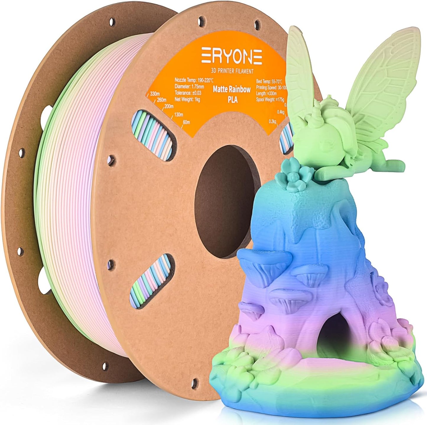 Watercolor Rainbow Matte Filament Eryone