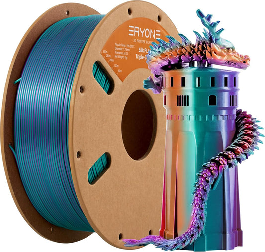 Purple/Teal/Orange SILK Filament Eryone