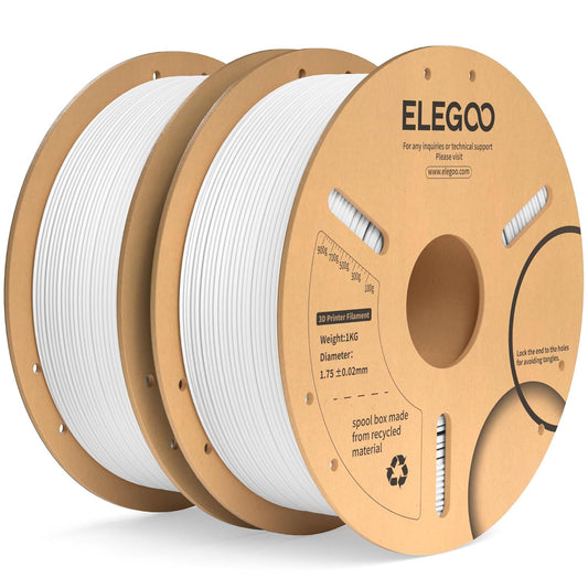 White PLA + Elegoo