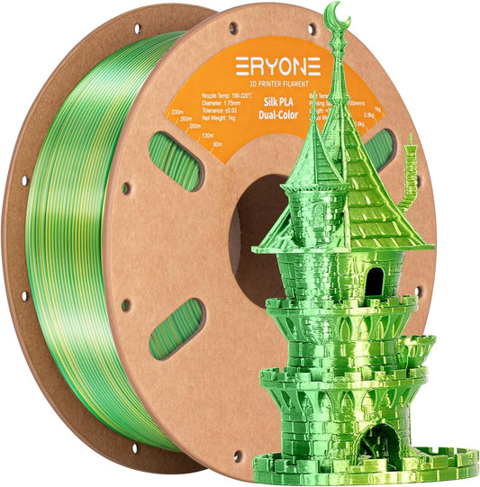 Yellow/Green SILK Filament Eryone