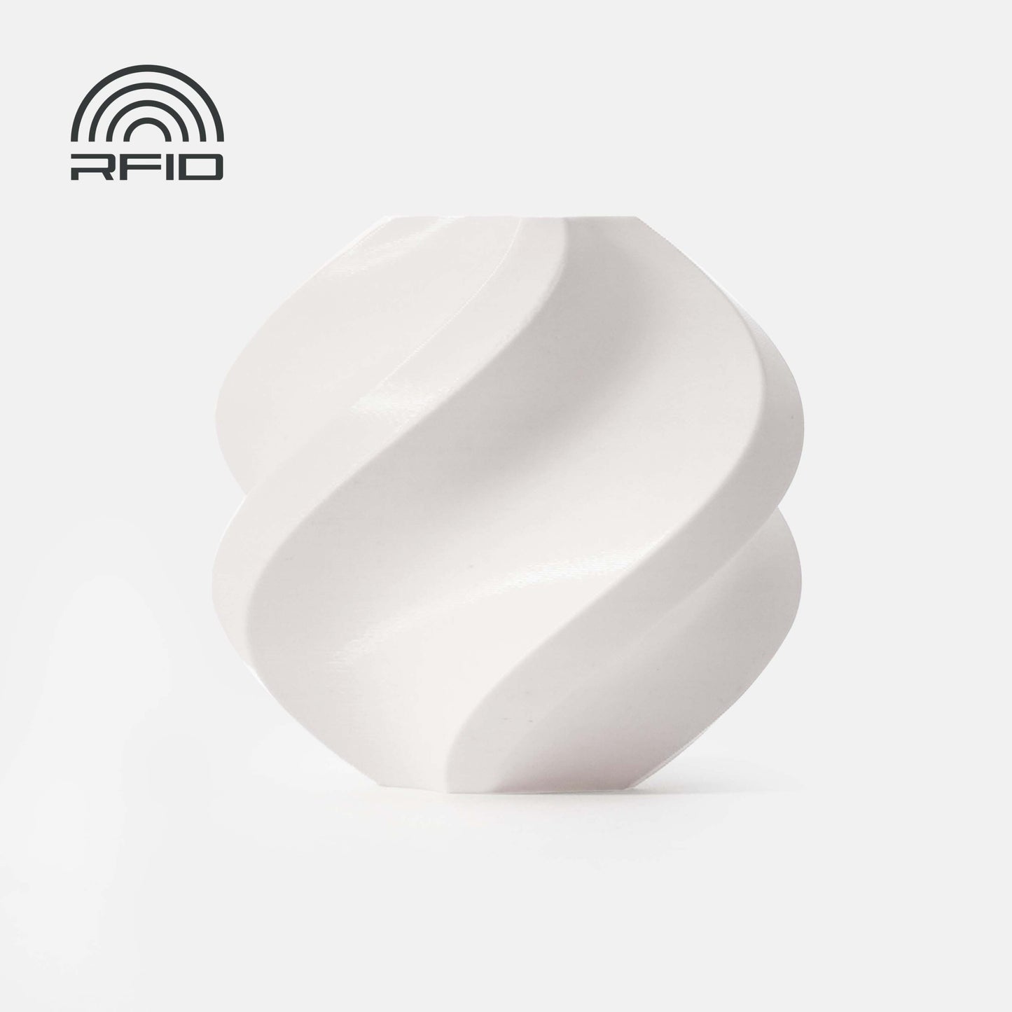 White PLA REFILL ROLL BAMBU