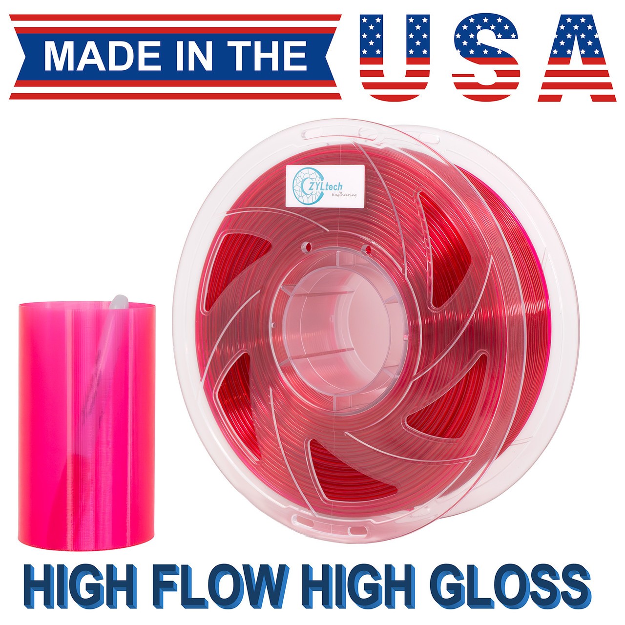 Red Translucent PETG ZYLtech