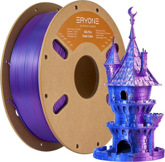 Purple/Bule  SILK Filament Eryone