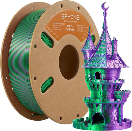 Purple/Green SILK Filament Eryone