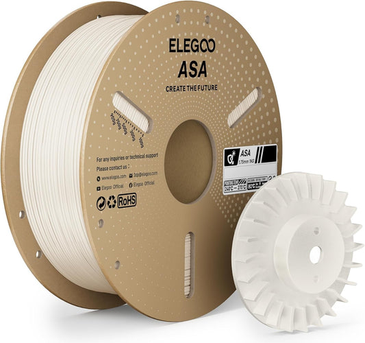 White ASA Elegoo Filament