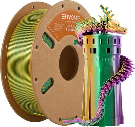 GOLD/GREEN/PURPLE Silk Filament Eryone